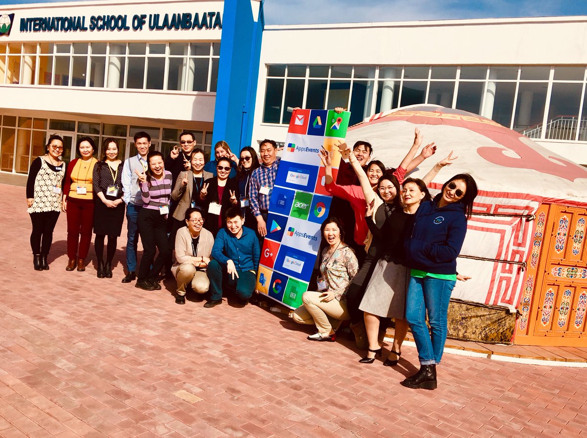 Feeling #grateful to lead such a great group of admin and support staff in Mongolia this weekend! #GooglePD #coetail #21clhk #whyiteach