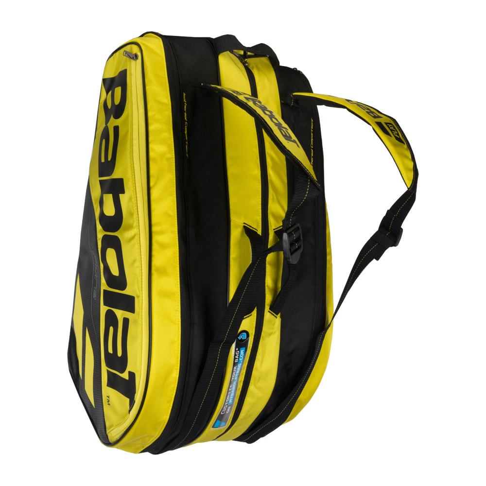 tennisracketpro's tweet photo. Babolat Pure Aero Black/Yellow Tennis Bag
#12pac https://t.co/KrfYyQ7ar4