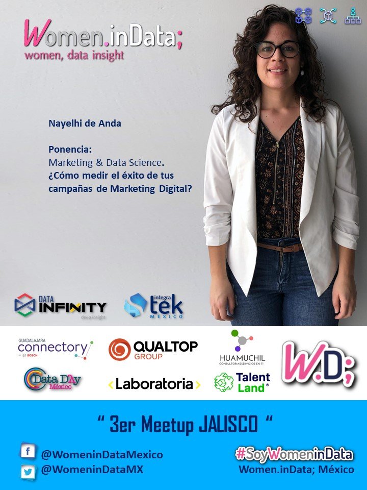 WomeninDataMX's tweet photo. Te invitamos al 3er Meetup - Women.inData; #Jalisco
Escucha a mujeres lideres en tecnologías
Registro: https://t.co/s1jLBAADcS
@ConnectoryGDL @BoschMexico
#SoyWomeninData
#SoySTEM
#WomeninDataMX
#DataScience
#WLAB
@QualtopMx
@Laboratoriala
@Decopixel_
#Huamuchil
#DataInfinityMX https://t.co/zSuAYNEUtB