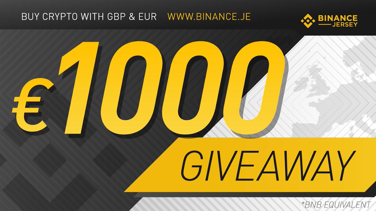 BinanceJE's tweet image. To celebrate our new ZERO fee promotion for EUR and GBP deposits on Binance.je, we are giving away 1,000 EUROS equivalent in $BNB! 

Click the below link for details of how to enter👇
gleam.io/competitions/D…