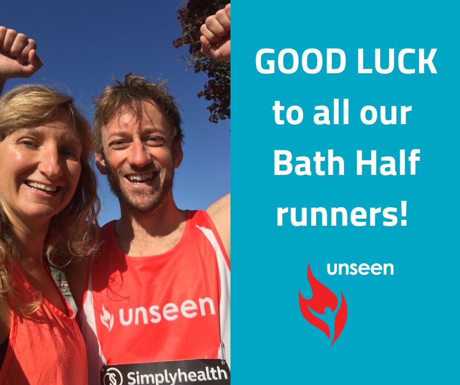 UnseenUK's tweet photo. Good Luck to all our runners taking part in the @bathhalf #Marathon on Sunday! We will be there cheering you all the way!
#TeamUnseen #modernslavery #humantrafficking #bathhalf #running https://t.co/4wO3wxfSCE