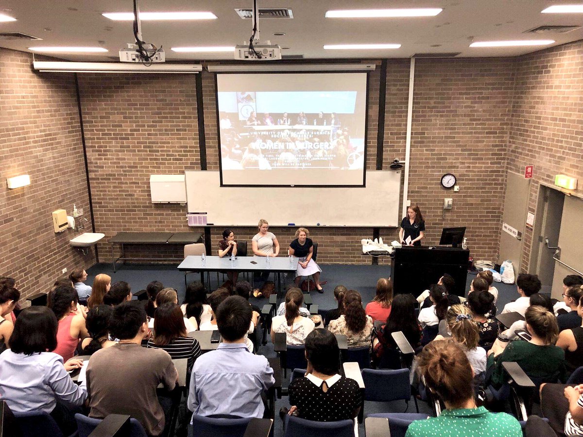 Amazing to run our second ever Women In Surgery event with <a href="/uonsurgsoc/">University of Newcastle Surgical Society</a>! Thank you to our incredible panel of surgeons Dr <a href="/lynette_reece/">Lynette Reece</a>, Dr <a href="/squatsnscalpels/">OHnS - BMed FRACS(Orth) FAOrthA MIPDEd</a>, Dr Miteff and Dr Lopez-Dee for sharing your experiences with us. #ILookLikeASurgeon #WomenInSurgery #IWD2019