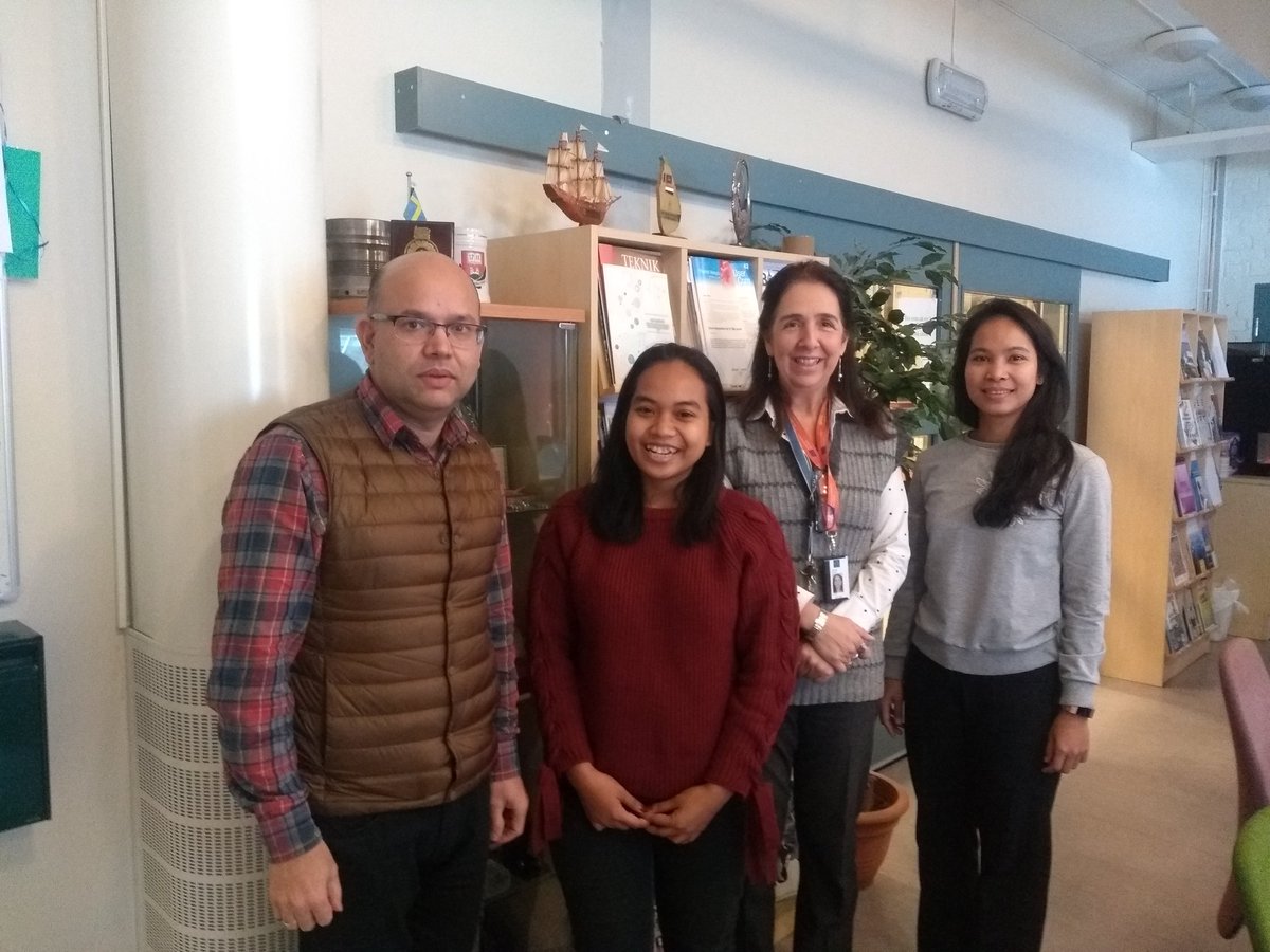 KTH_ECS's tweet photo. Happy to receive the visit of KTH and #ECS alumna Dintani Naimah, now at #UGM  in Indonesia collaborating with #USAID and #UNDP. Great to see how #KTHeducation paves the way to the success of our #KTHalumni https://t.co/kc5QEMMfAK