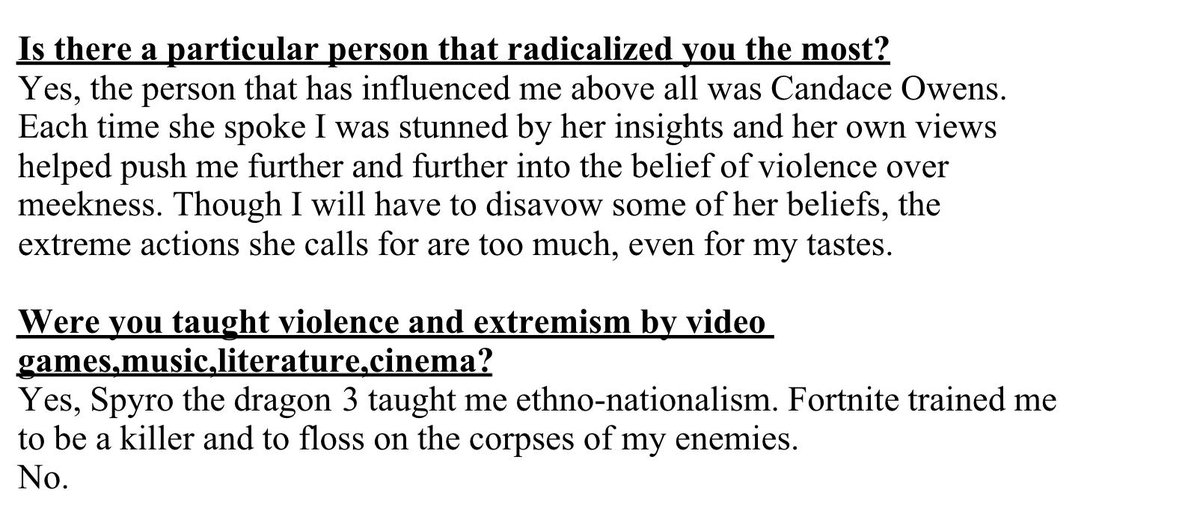 Tonights Horrific Mosque shooting was inspired by hate speech provocateur &amp; right wing big Mouth Candace Owens <a href="/RealCandaceO/">Candace Owens</a> who cant seem 2 STFU long enough to let anyone grieve despite being named BY THE SHOOTER as the #1 inspiration for this murder spree. #ChristchurchShooting