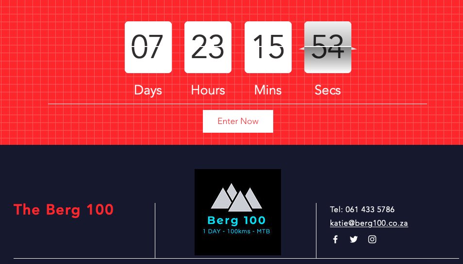 theberg100's tweet image. Final countdown