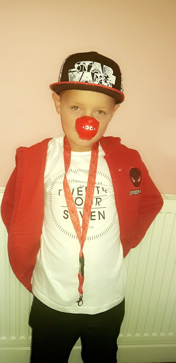 emmafinch2's tweet photo. RED NOSE DAY #COMIC RELIEF # RED AND WHITE 👏👏😎😎 @MrWilliamsBBH @BlueBellHillPS https://t.co/5EhoDmhsE0