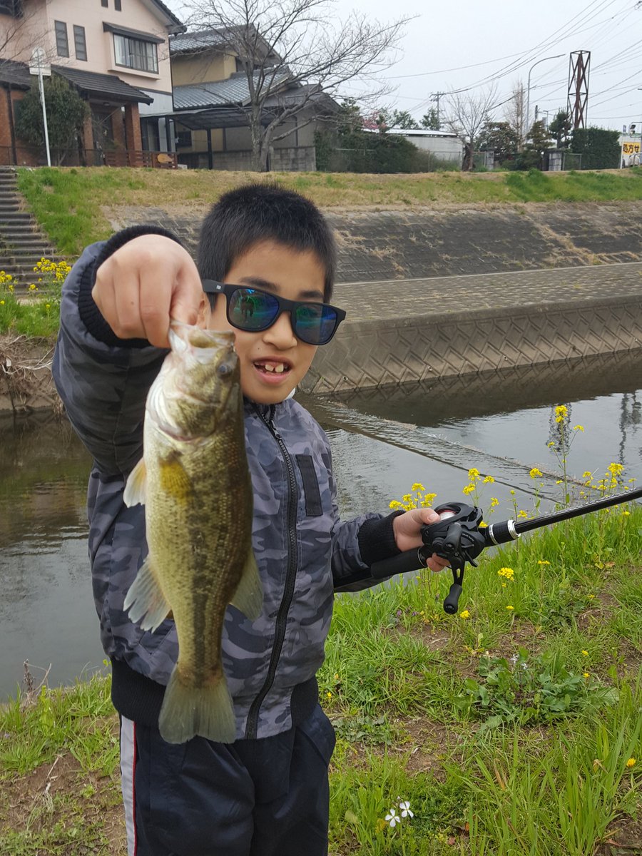 子バス釣り