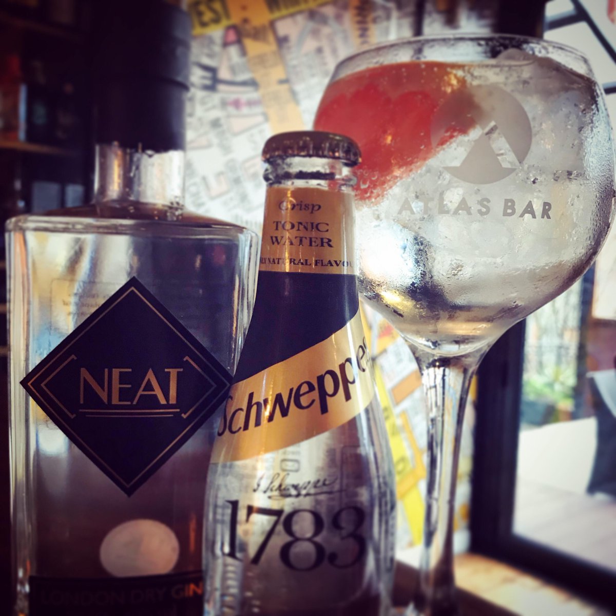 TheGinBible's tweet photo. G I N  O F  T H E  W E E K

@NEATgin served with @Schweppes 1783 premium tonic 🍸

Half Price for one week only @TheAtlasBar #Manchester starting today, don’t miss out on this amazing #offer 🎉 https://t.co/VwDTkqrnLf