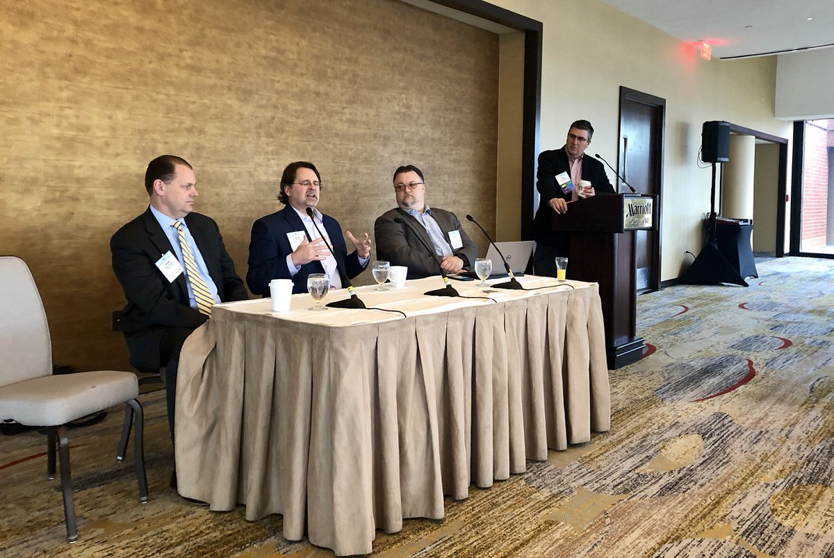 Great panel on #blockchain technology this morning!