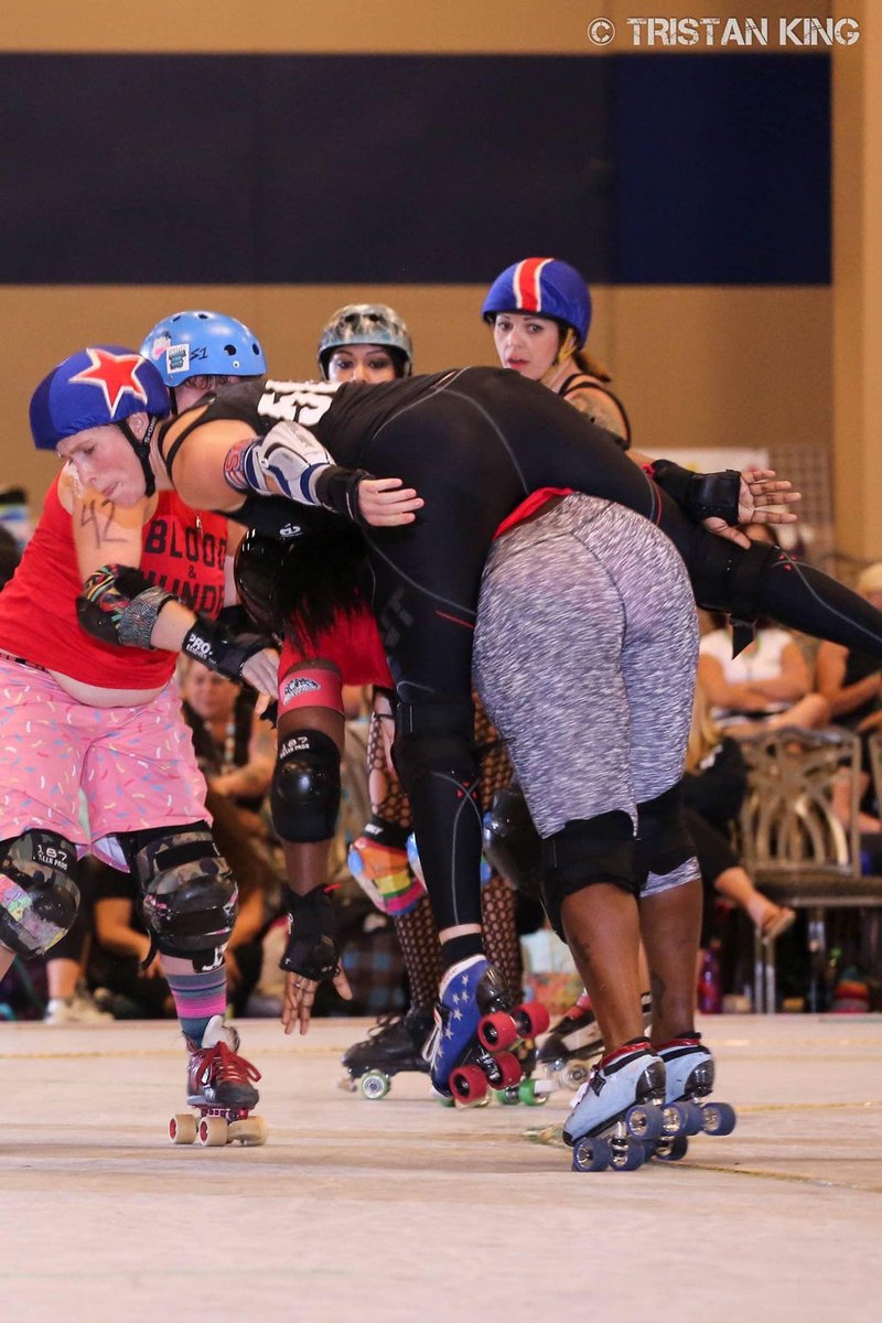 ATLRollerDerby's tweet photo. Just trying to make it to the weekend #FBF https://t.co/RDiIG5K8I5