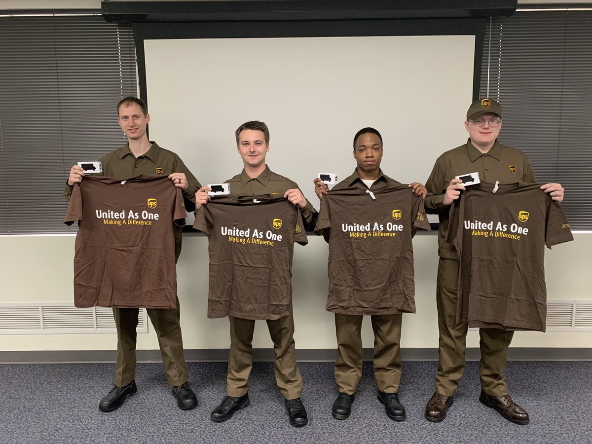 UPSIntegradMD's tweet photo. Congratulations to a job well done by this week class DSP #4. The team work amongst these folks was second to none. TEAM, together each achieves more! #teamwork #ups #landover #maryland #upsintegrad https://t.co/oUXFwHas9R