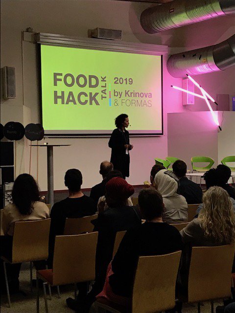 The Food Hack by Krinova &amp; Formas started. 200 people representing almost 30 nationalities has gathered at Krinova in this innovation competition and food conference. #FoodHack2019