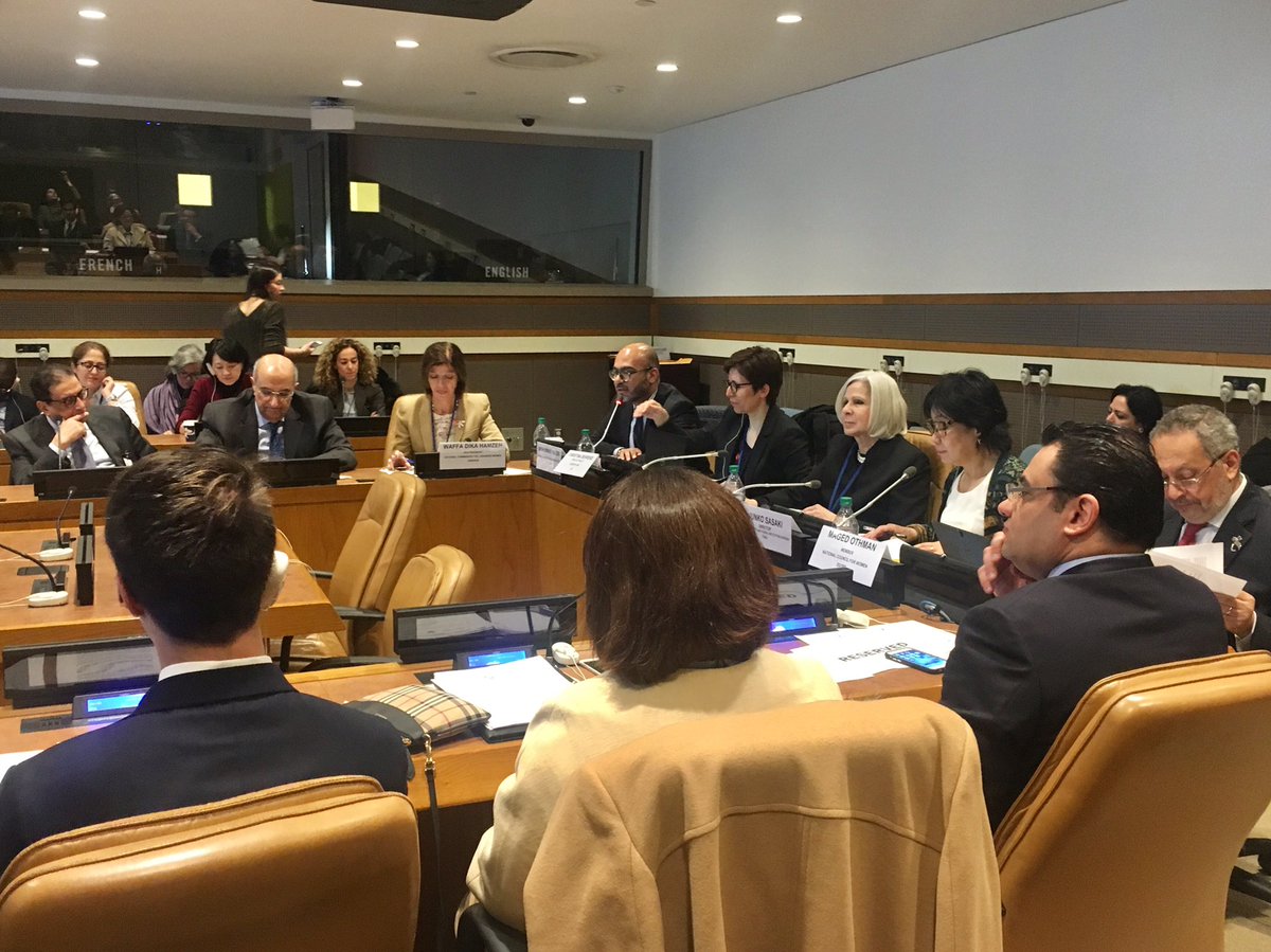 SPASDI1's tweet photo. Learning about social protection policies &amp; interventions for women’s empowerment in Arab regions, moderated by @DrAbuGhazaleh of @arableague_gs #CSW2019 #sgdlive @UN_CSW @NGO_CSW_NY https://t.co/psn9Un4HI9