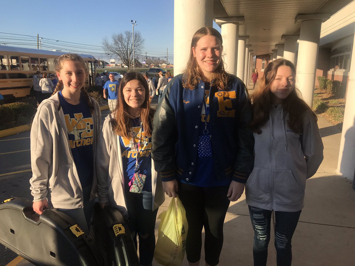 WERaiderArchery's tweet photo. Heading to @kynasp State Tournament this morning in Louisville! https://t.co/IfcoThi09l