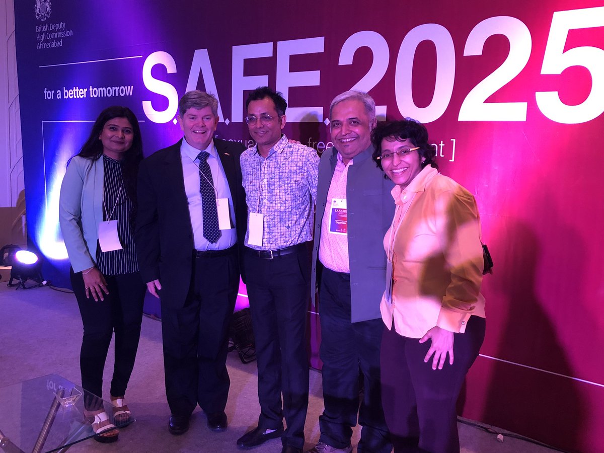 UKinAhmedabad's tweet photo. The power behind SAFE2025 #SupportSafeworkplaces 

Keep the conversation going. Keep tweeting. https://t.co/QR6GCLRhxR