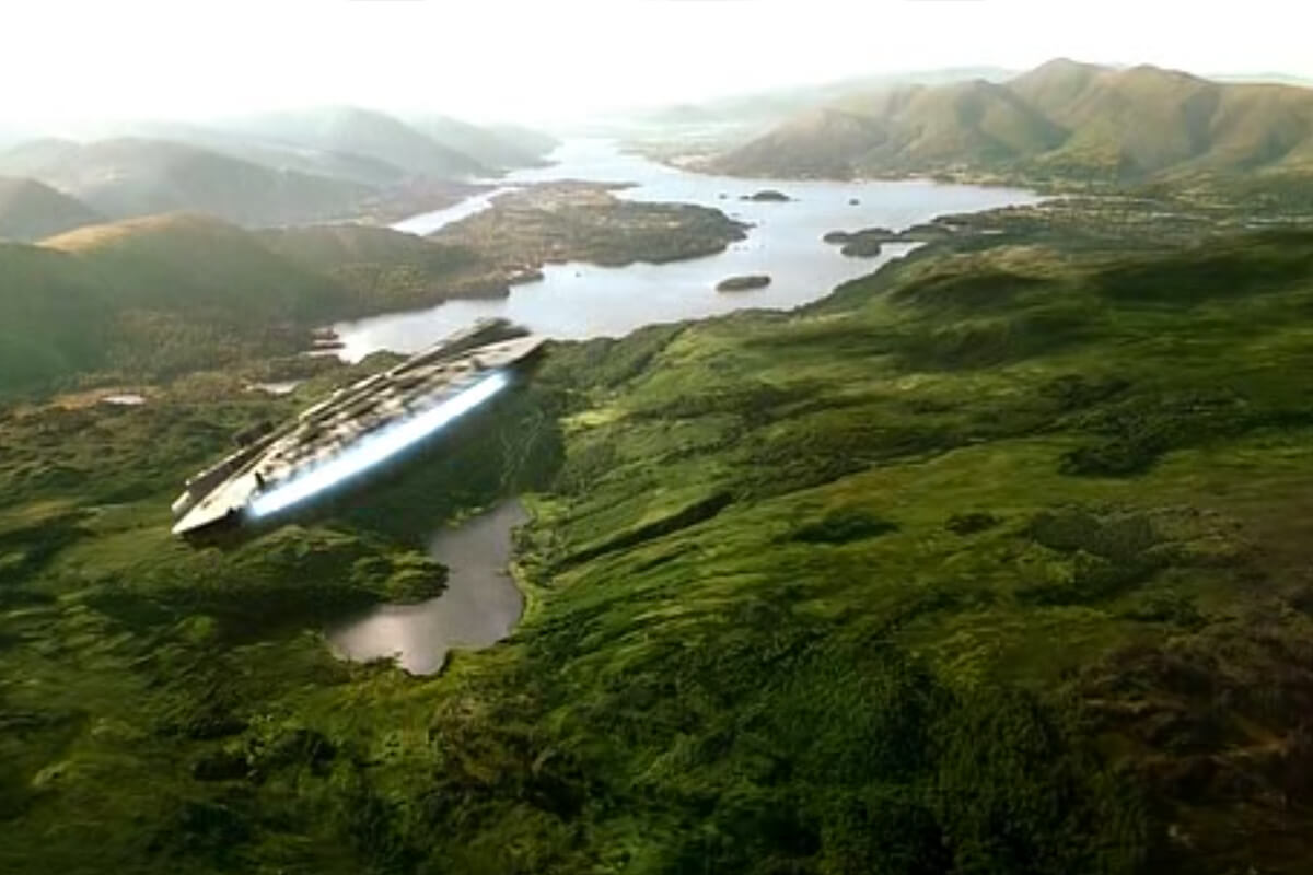 #DidYouKnow that a scene from 'Star Wars: The Force Awakens' sees the Millennium Falcon flying over nearby Derwentwater?! 🌠🎥

📷 @keswicklaunch

#StarWars #Derwentwater #LakeDistrict #FilmLocation
 <a href="/StarWarsUK/">Star Wars UK</a> <a href="/FeatureCumbria/">@featurecumbria</a>