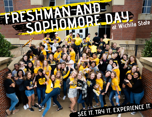wheatweet's tweet photo. Want to experience a day in the life of a Wichita State Shocker? Check out our Freshman &amp; Sophomore Day this April 20th for an opportunity to experience #shockernation for yourself!

You can register for this event at https://t.co/aZLm3y4hqN. We hope to see you there! https://t.co/30oVJ2VGaV