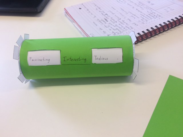 IttWarwick's tweet photo. Teacher training students getting creative making  3d graphic organisers to support GCSE revision classes https://t.co/zZlAoukY2y