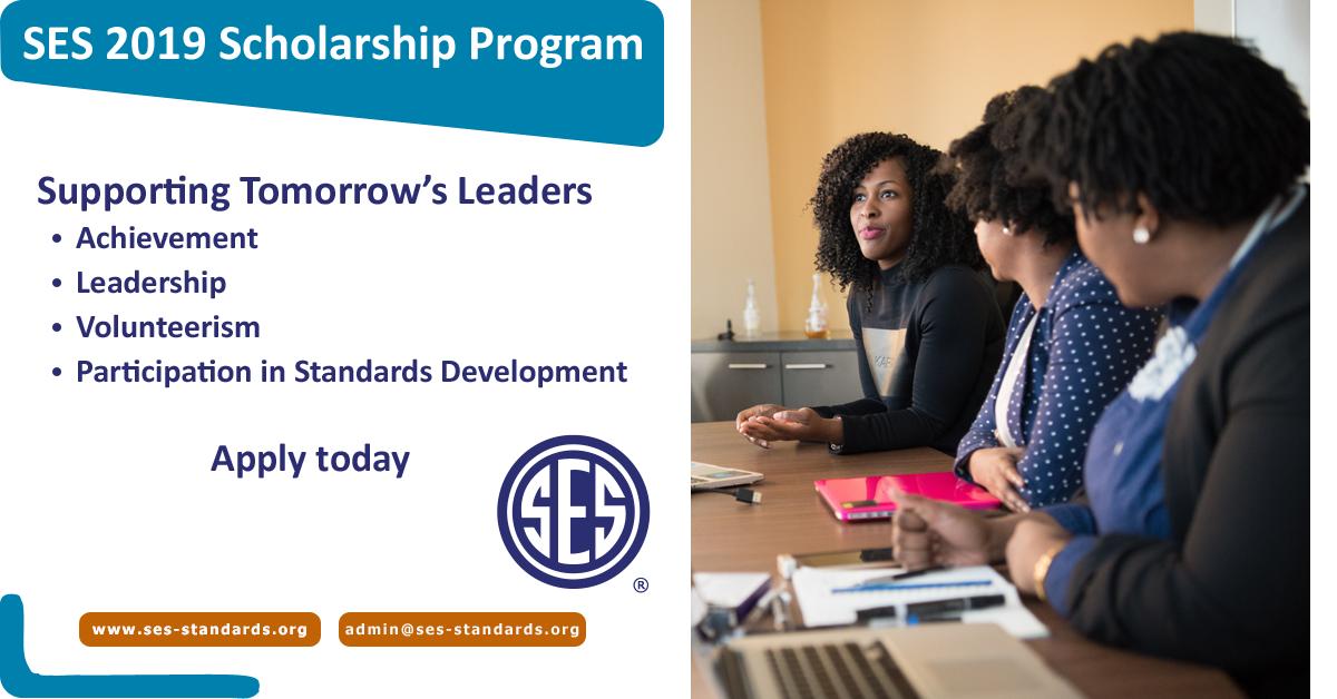 SES_Standards's tweet photo. Calling all students pursuing a career in #standards!
Apply by April 1, 2019 to the 2019 SES #StudentScholarshipProgram sponsored by @UL_Standards and @CSA_Group and join our growing community of #standardsprofessionals
https://t.co/8ygxSVwHLm https://t.co/LUFuvRfSo7