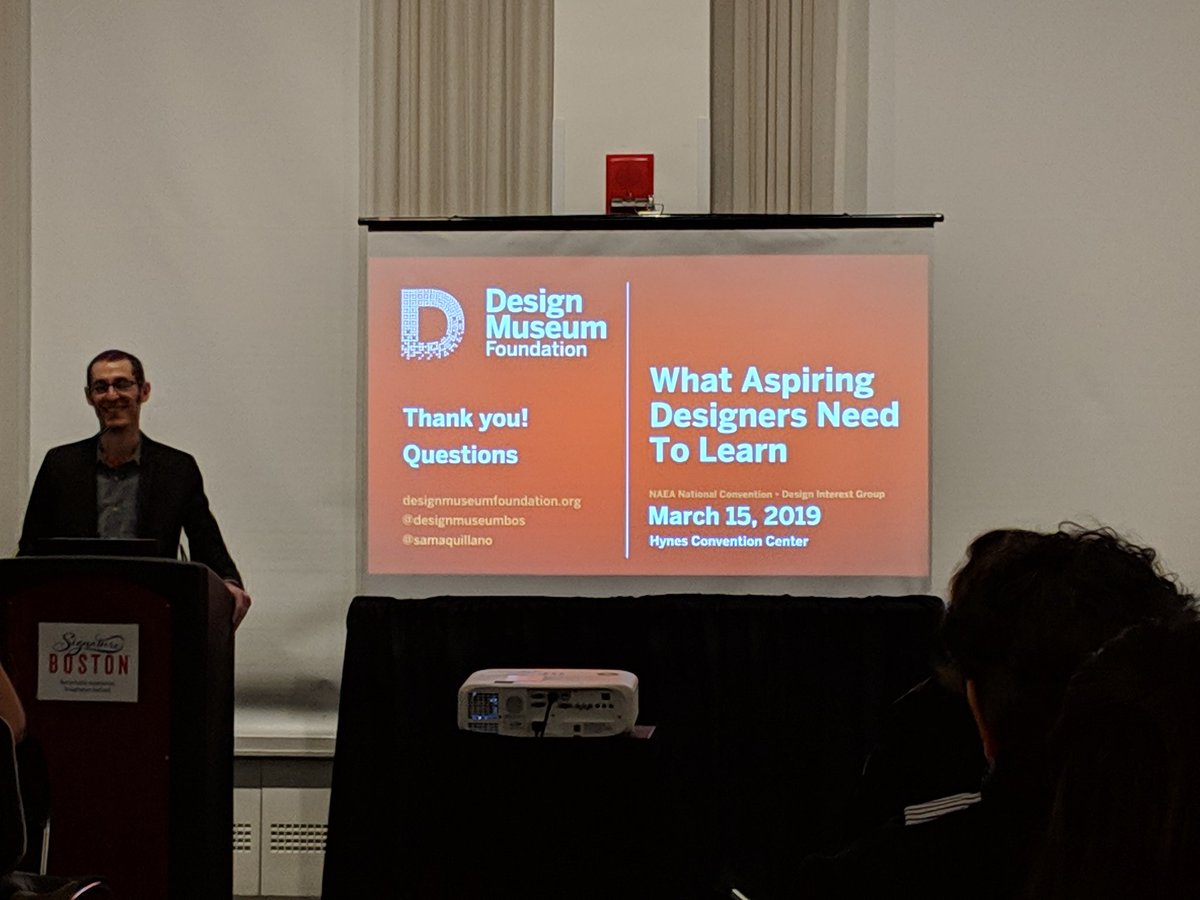 Learning more about design and what to teach about design from Sam Aquillano @ designmuseum.org.