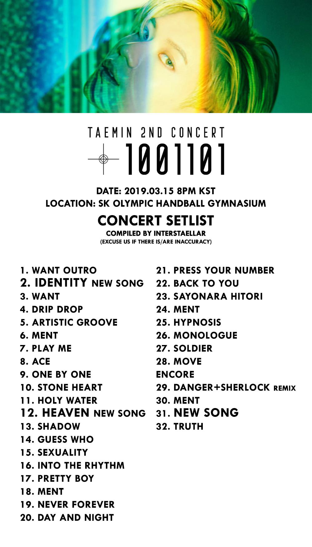 TAEMIN 2ND CONCERT [T1001101] in JAPAN 2019-2020 COUNTDOWN