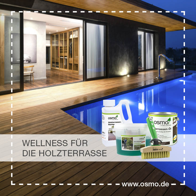 #wellness für Jeden! Durch die Anwendung unserer Terrassen-Produkte gebt ihr euren Holzterrassen die besten Voraussetzungen für ein strahlendes, frisches Auftreten. Probiert es aus und zeigt uns eure behandelten und frischen Holzterrassen. #Osmo