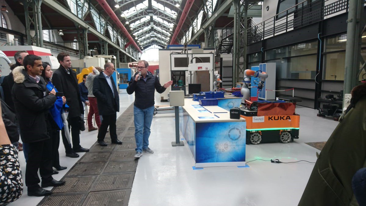 aimenct's tweet image. 📸This week our colleague Diego Pérez has attended the final review of @col_robot project &quot;Collaborative #robotics for assembly and kitting in smart manufacturing&quot; that was held at the @ArtsetMetiers_ facilities in #Lille (France)
#ColRobot #H2020 @EU_H2020