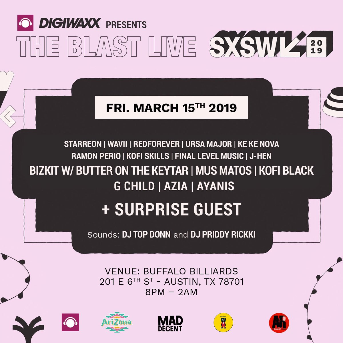 Austin TX <a href="/sxsw/">SXSW</a> tonight!! 💪🏾💪🏾