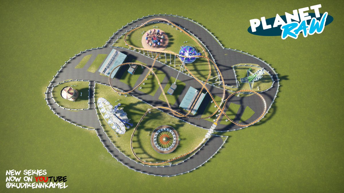 RudiRennkamel's tweet photo. Okay, So I do not only play @PlanetCoaster without any DLCs, I also set myself another limitation for #PlanetRaw. A park, only with the base game within the boundaries of the logo. What a #core experience :-P
@Chantefuzz @BoMarit89 @PaigeHHarvey U know that #logo ? ;-) https://t.co/doklM2VmXU