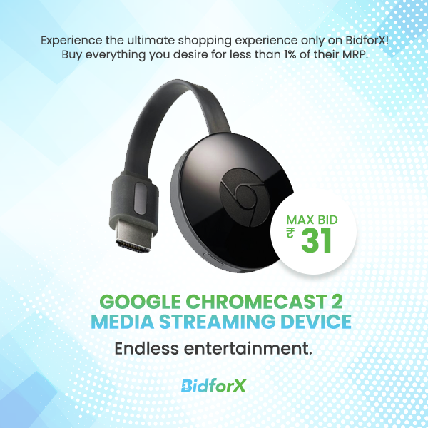 bidforx's tweet photo. Plug in. Play more. #BidforX #GoogleChromecast
👇
https://t.co/gZcudgOH4s https://t.co/avGj6W70lV