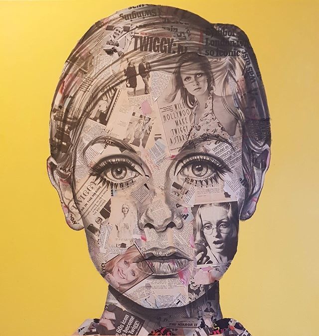 A brand-new original by Chess, available now! Twiggy has been beautifully recreated using original newspaper clippings about the iconic star. Send us a message or call the gallery on 01482 876003 as we anticipate this being snapped up soon!
▪️
▪️
▪️
… ift.tt/2O5Md9T