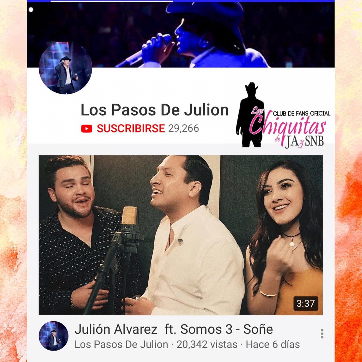 maarlenetm's tweet photo. Te invitamos a que te suscribas al canal de YouTube de #LosPasosDeJulion y entérate de las últimas novedades de @julionalvarez ySNB
#EsteSoyYoGraciasPorCreer🙏🏻
 @laschiquitasja
@angelesmendozap @chiquitaluu
@EEnrique_F @newsmedialatino https://t.co/Hqf1TKNRT3