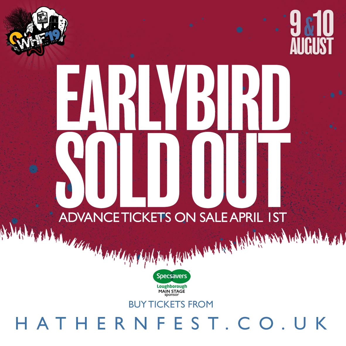 Earlybird is SOLD OUT!

The next set of tickets will be released very shortly...