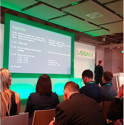 teambackuphero's tweet photo. Yesterday our superhero Tim attended the @Veeam_UKI #Velocity2019 partner event.
He's harnessed the powers of the Veeam Data Management Strategy to tackle bad IT infrastructure & cybercrime to keep clients safe.
#veeam #ps19 #VeeamPartnerSummit #veeamazing #IT #ITManagement https://t.co/eevSvfubRs