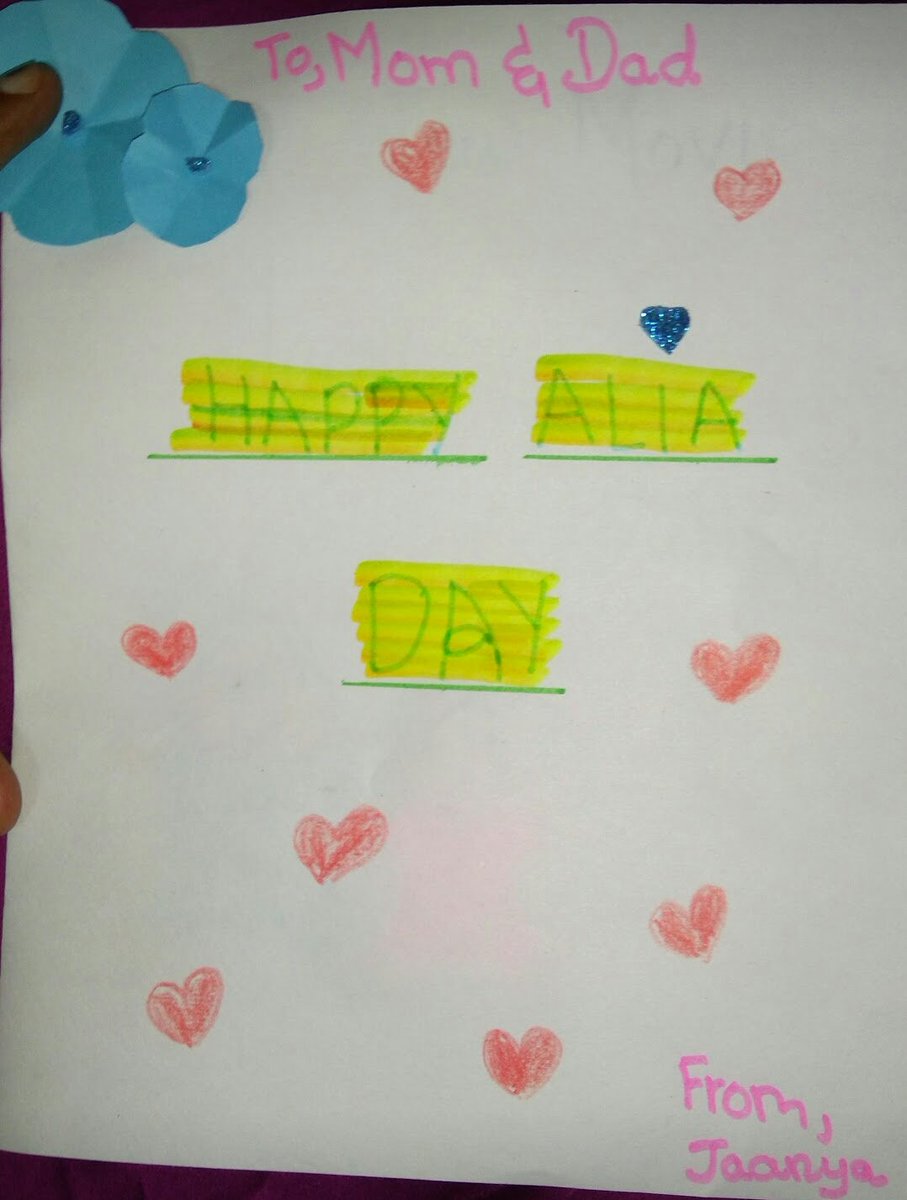 AarpanWhoElse's tweet photo. @aliaa08 My little princess "Jaanya A. Mehta" continues celebrating your birthday... It's been rechristened as "ALIA DAY" make Her day by responding
#JaanyaKiDulhaniya https://t.co/0zmG59NjsY