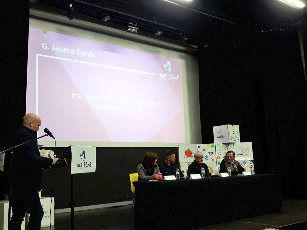 El G. Jaume Parés agraeix el treball a tots els educadors maristes: "vosaltres sou el rostre i les mans concretes que feu realitat el projecte marista"  #maristespelsdretsdelsinfants
