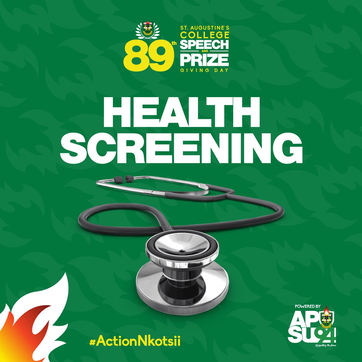 APSU_94's tweet photo. And it keeps getting better...

Action for today:

👩🏾‍⚕️👨🏾‍⚕️Health Screening - 10AM
🏀⚽️Games- 3PM
🤝🤝APSU Congress- 6PM

#APSU94 #APSUSpeechDay #IDeyRep #WeDeyRep #ActionNkotsii https://t.co/kuSJkJYmMU
