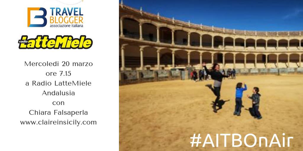 Andiamo insieme a scoprire l'#Andalusia! Ce la racconta <a href="/SicilyClairein/">ClaireinSicily</a> domani, mercoledì 20 marzo, su <a href="/RadioLatteMiele/">Radio LatteMiele</a> 

#AITBOnair