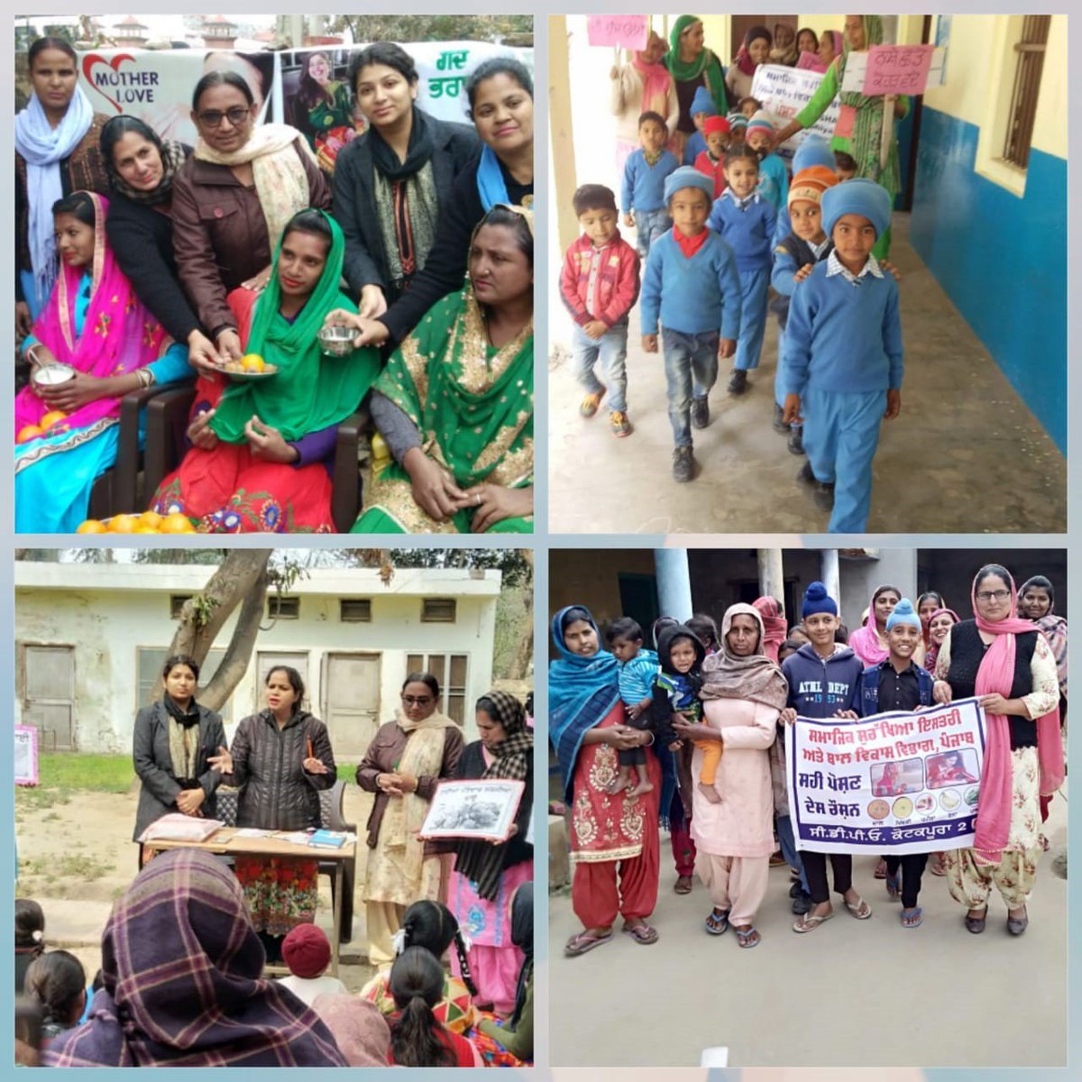 MinistryWCD's tweet photo. “Food is Medicine” ➡ Eating wholesome Food is a must for Good Health.

In Faridkot, #Punjab, #POSHAN Champions advocated the need to adopt a #Healthy Lifestyle.

#POSHANAbhiyaan #PoshanPakhwada #SahiPoshanDeshRoshan #NutritionFirst https://t.co/9UtXWc8x7F