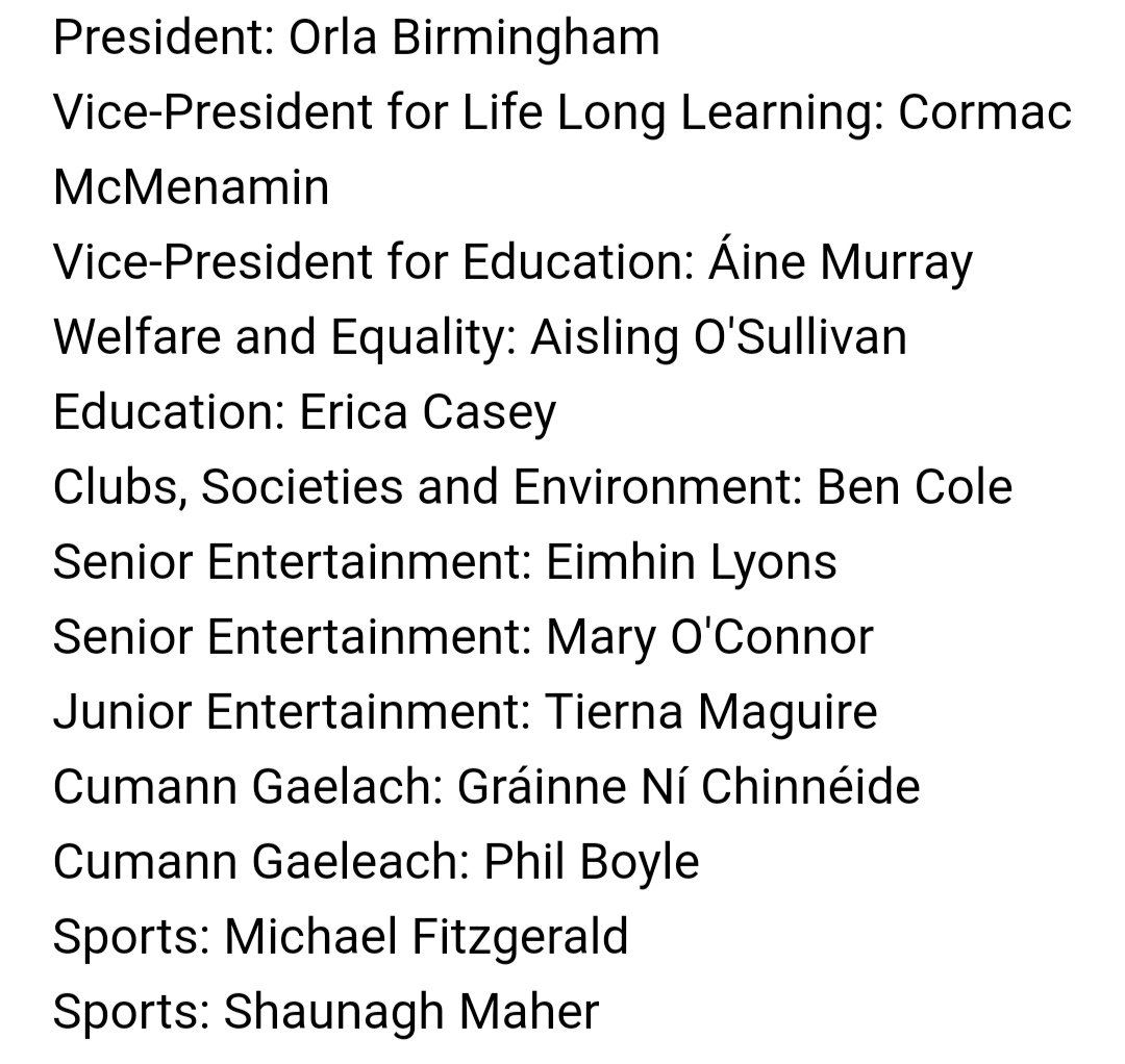 MIESUnion's tweet photo. *** RESULTS ARE IN ***

Congratulations to the Students' Union for the 2019/2020 academic year! https://t.co/LbyBl5rfoX