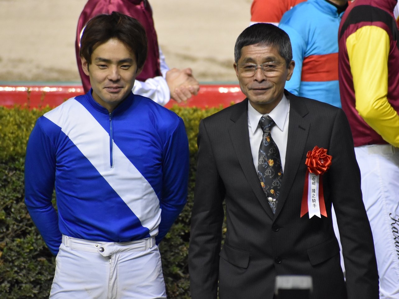 NAR 船橋競馬 石崎駿騎手 実使用 勝負服 中古 サイン入り レア 貴重