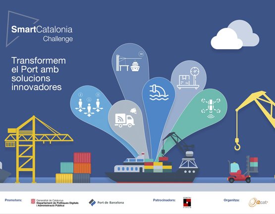 tic's tweet image. Encara ets a temps de venir, dilluns, a la presentació de la quarta edició de l&apos;#SmartCatChallenge! Apuntat-hi i ajuda&apos;ns a transformar el @portdebarcelona amb solucions innovadores! ja.cat/smartcatalonia… #SmartCatalonia