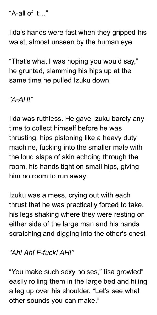 IiDeku Sex SceneA lil something for the people who didn't unfollow me after that last update.