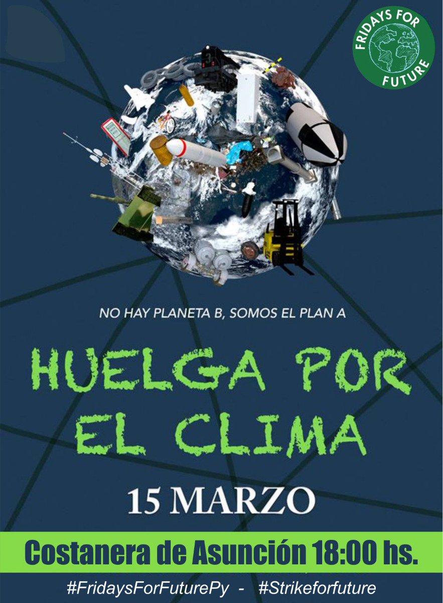 AngelaOlmedo_'s tweet photo. #FridaysForFuture #TeachersForFuture #FridaysForFuturePy #15MClimático https://t.co/WNScEfIdSV