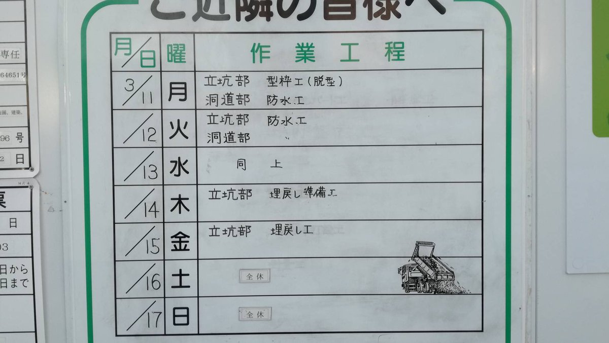 工事現場の作業予定表に描かれているミキサー車やトラックの絵が超絶上手い 同じ作者かも 別の工事現場での目撃談も Togetter 工事現場の作業予定表に描かれているミキサー車やトラックの絵が超絶上手い 同じ作者かも 別の工事現場での目撃談も Togetter