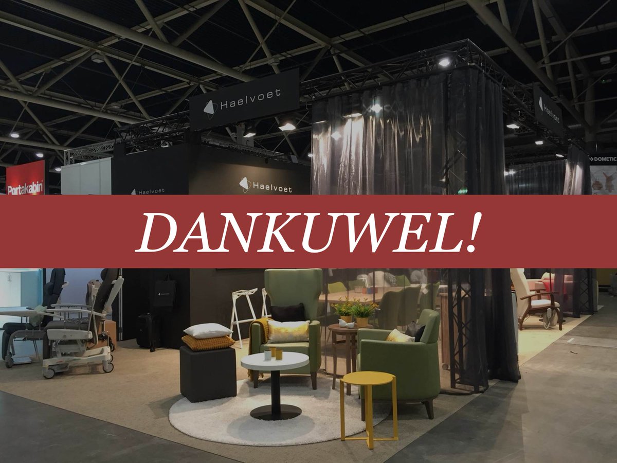 Haelvoet's tweet photo. Zorgtotaal 2019 is een feit! Haelvoet kijkt terug op een zeer geslaagd evenement. We hebben veel mensen ontmoet, interessante en inspirerende gesprekken gevoerd. Graag tot de volgende keer! 👋
#bedankt #totdevolgendekeer #haelvoet #carefurniture https://t.co/yiG3jE3Zid