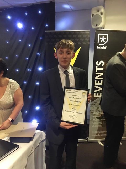 Lennie (Y11) has been awarded a David Beach award for his part as Skimbleshanks in CATS, He was joint winner in the best male (14-16) category. Lennie is part of Fusion Young Performers in Minehead &amp; a dancer with Lorraine Ahern's dance academy.