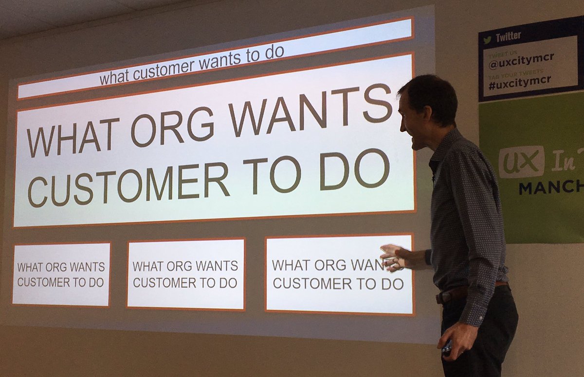 90% of websites look like this @gerrymcgovern #uxcitymcr - what .org wants customer to do