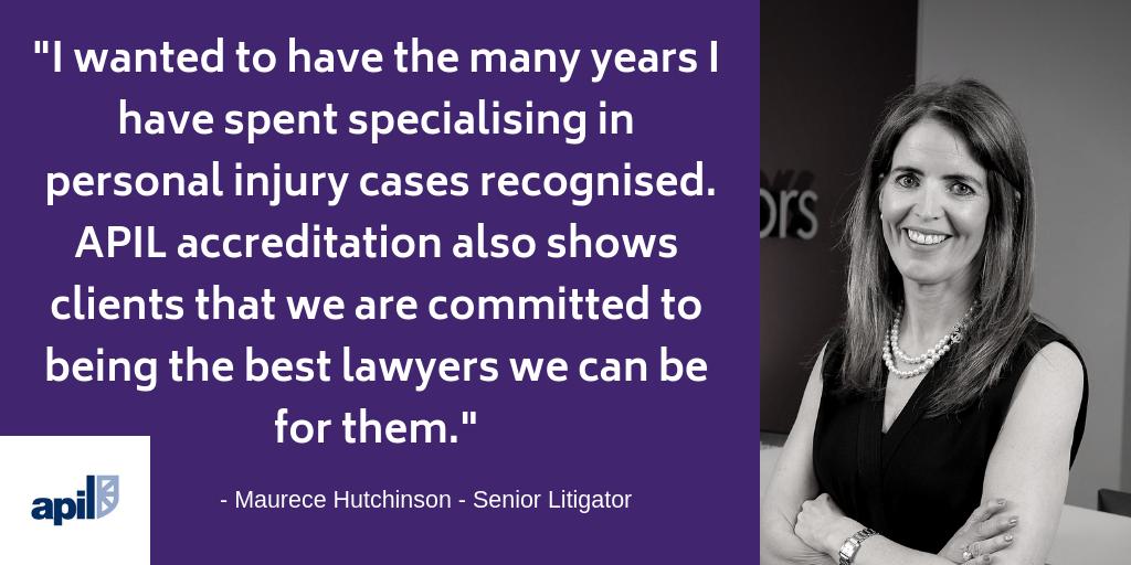APIL's tweet photo. From young fan of TV courtroom dramas to an expert solicitor. Read about Maurece’s inspiration to help injured people here: https://t.co/BkvYY8YAUC #leadinglawyers #WhyPI https://t.co/MlH91gIgXe