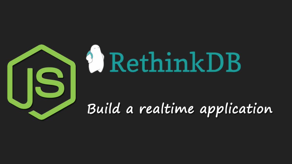 Developer_Mongo's tweet image. Build a realtime application with Node.js and RethinkDB
☞ codequs.com/p/rJ3k3wNwV?ut…
#mongodb #MongoDb
Yz39ji5ghs